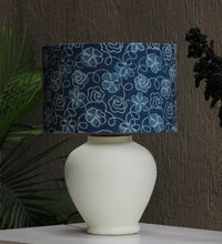 Load image into Gallery viewer, White Distress Finish Terracotta base Table lamp
