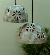 Load image into Gallery viewer, Grey Red Combo- Terracotta Lamp
