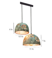 Load image into Gallery viewer, Crakle Gold Combo - Terracotta Lamp
