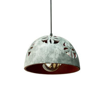 Load image into Gallery viewer, Grey Red Single - Terracotta Lamp
