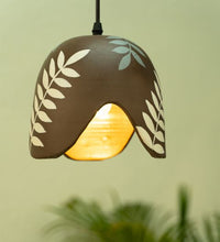 Load image into Gallery viewer, Brown Leaf Single - Terracotta Lamp
