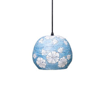 Load image into Gallery viewer, Blue Flower Big Single - Terracotta Lamp
