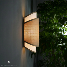 Load image into Gallery viewer, Valor - Unique handmade Woven Wall Sconce Light, Natural/Bamboo Wall Sconce Light for Home restaurants and offices.
