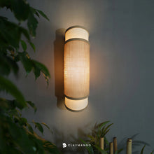 Load image into Gallery viewer, Valor - Unique handmade Woven Wall Sconce Light, Natural/Bamboo Wall Sconce Light for Home restaurants and offices.
