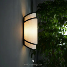 Load image into Gallery viewer, Valor - Unique handmade Woven Wall Sconce Light, Natural/Bamboo Wall Sconce Light for Home restaurants and offices.

