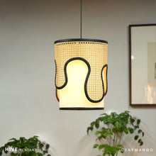 Load image into Gallery viewer, Hive Pendant - Unique handmade Woven Hanging Pendant Light, Natural/Bamboo Pendant Light for Home restaurants and offices.
