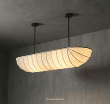 Load image into Gallery viewer, Mylo Linear Fabric Pendant Lamp for Home, Restaurants and Offices.
