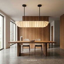 Load image into Gallery viewer, Mylo Linear Fabric Pendant Lamp for Home, Restaurants and Offices.
