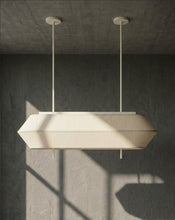 Load image into Gallery viewer, Obel Linear Fabric Pendant Lamp for Home, Restaurants and Offices
