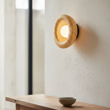 Load image into Gallery viewer, Decose Bamboo Sconce - Wall/Ceiling Lamp for Home, Restaurants and Offices
