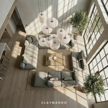 Load image into Gallery viewer, The loom cluster - Fabric Pendant lamp for Home, restaurants and offices.
