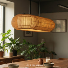 Load image into Gallery viewer, Cove Linear - Linear Industrial Pendant Lamp Metal with Cane for Home, Restaurants and Offices.
