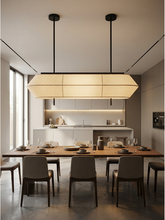 Load image into Gallery viewer, Obel Linear Fabric Pendant Lamp for Home, Restaurants and Offices
