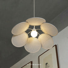 Load image into Gallery viewer, Sersez 2.0 - Unique handmade Woven Hanging Pendant Light, Natural/Cane Pendant Light for Home Restaurants and Offices.
