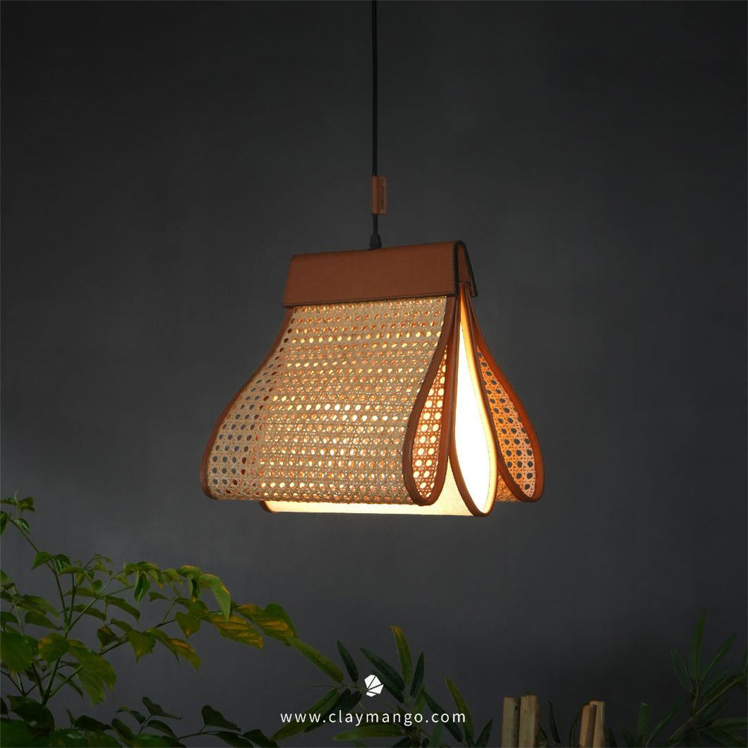 Firefly Mini - Unique handmade Woven Hanging Pendant Light, Natural/Bamboo Pendant Light for Home restaurants and offices