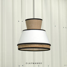 Load image into Gallery viewer, Funnel Classic - Pendant lamp with Natural bamboo mesh for Home, restaurants and offices.
