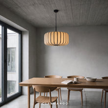 Load image into Gallery viewer, Kubo  - Fabric Pendant lamp for Home, restaurants and offices.
