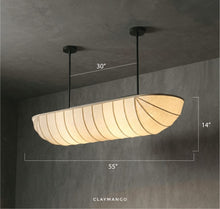 Load image into Gallery viewer, Mylo Linear Fabric Pendant Lamp for Home, Restaurants and Offices.
