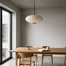 Load image into Gallery viewer, Ovo  - Fabric Pendant lamp for Home, restaurants and offices.
