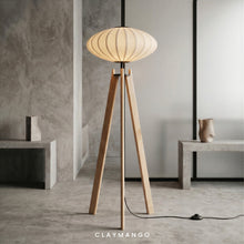 Load image into Gallery viewer, Ovo Fabric- Industrial Floor lamp for Home, restaurants and offices.
