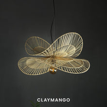 Load image into Gallery viewer, Stingray : Unique handmade Woven Hanging Pendant Light, Natural/Cane Pendant Light for Home restaurants and offices.
