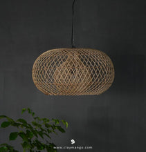 Load image into Gallery viewer, Cosmo : Unique handmade Woven Hanging Pendant Light, Natural/Cane Pendant Light for Home restaurants and offices.
