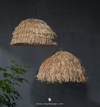 Load image into Gallery viewer, Morocco : Unique handmade Woven Hanging Pendant Light, Natural/Cane Pendant Light for Home restaurants and offices (1 piece)
