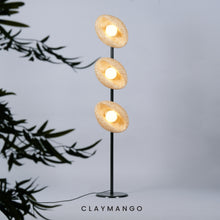 Load image into Gallery viewer, S-Curve Modern Contemporary Floor Lamp with Natural Bamboo  for Home, restaurants and offices.
