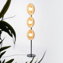Load image into Gallery viewer, S-Curve Modern Contemporary Floor Lamp with Natural Bamboo  for Home, restaurants and offices.
