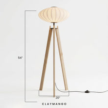 Load image into Gallery viewer, Ovo Fabric- Industrial Floor lamp for Home, restaurants and offices.
