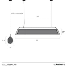 Load image into Gallery viewer, Valor Linear - Industrial Pendant lamp for Home, restaurants and offices.
