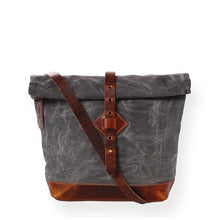 Load image into Gallery viewer, Adventure Roll Top Cross Body (charcoal grey) Compact day sling.-Bags-Claymango.com
