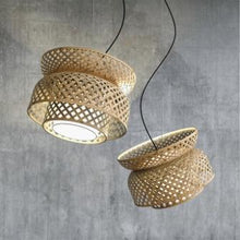Load image into Gallery viewer, Lotus Lamp (Pendant Lamp)-Bamboo-Claymango.com
