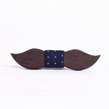 Load image into Gallery viewer, Small moustache Blue plus pocket square-Mens Accessories-Claymango.com
