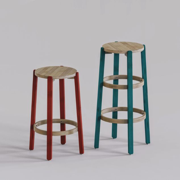 Bamboo Rad Stool (S) – Claymango.com