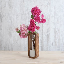 Load image into Gallery viewer, Minima Wood and Marble table top/wall hanging planter.-Home Décor-Claymango.com
