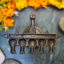 Load image into Gallery viewer, Handcrafted vintage brass diya lamp - 4.5 x 5.8 inches-Antiques-Claymango.com
