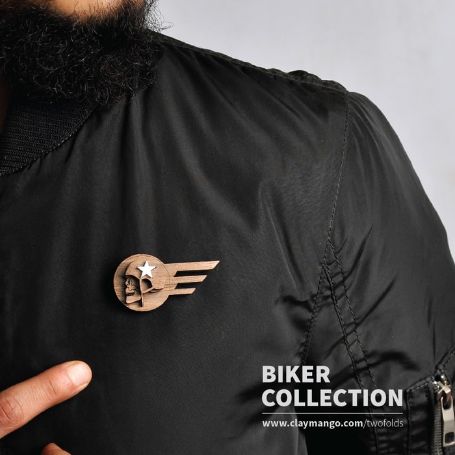 Biker collection - Speed Rider - Brooch-Mens Accessories-Claymango.com