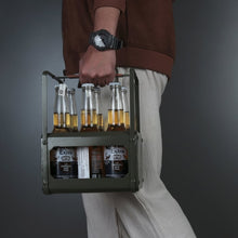 Load image into Gallery viewer, T-22 , combat green Beer Bottle carrier-Bar Accessories-Claymango.com
