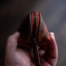 Load image into Gallery viewer, Mini Zipper Pouch (Tobacco Tan)-Wallets-Claymango.com
