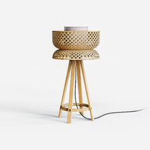 Load image into Gallery viewer, Lotus Table Lamp-Bamboo-Claymango.com
