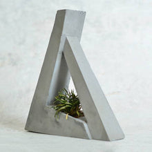 Load image into Gallery viewer, Tri - concrete geometrical concrete planter for table top /office desk / living room / console table-Home Décor-Claymango.com

