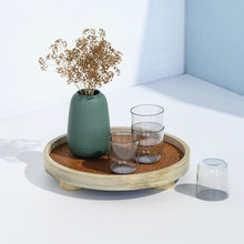 Load image into Gallery viewer, Round Podium Tray Large-Bamboo-Claymango.com
