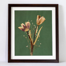 Load image into Gallery viewer, Lillies on sap green-Home Décor-Claymango.com
