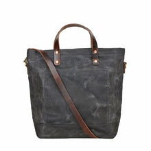 Load image into Gallery viewer, Alyssa Tote Bag (deep Black)-Bags-Claymango.com
