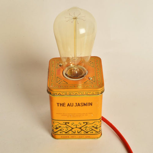 Peppy little yellow lamp +Edison Bulb-Lamp-Claymango.com