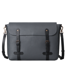 Load image into Gallery viewer, Buy charcol leather briefcase
