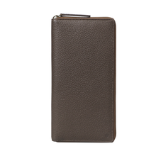 Load image into Gallery viewer, leather cheque book wallet mens
