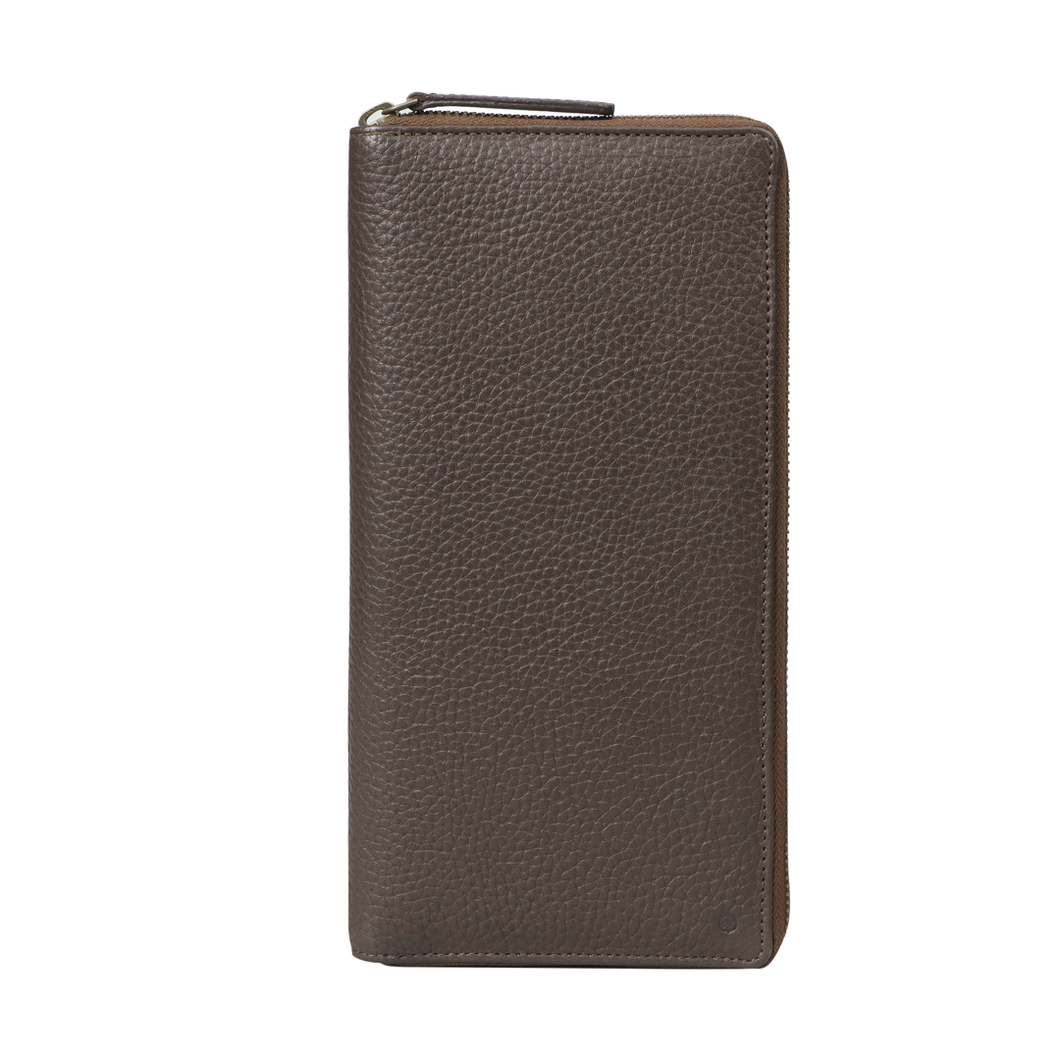 leather cheque book wallet mens