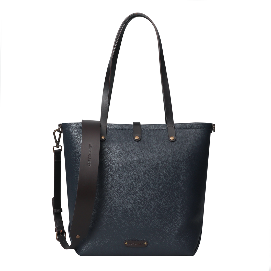 Dark blue Leather bags for women